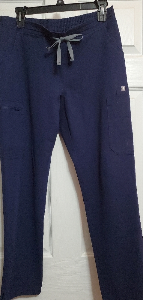 EUC Figs Yola Skinny Scrub pants, Small/Petite, Navy